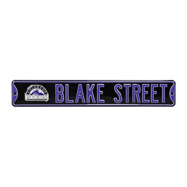 Authentic Street Signs Authentic Street Signs 30218 Blake Street Rockies Logo 30218
